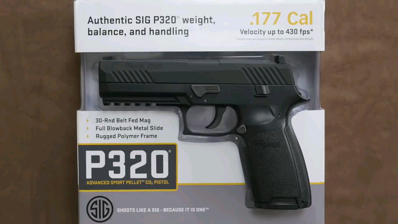 【AAR On Air】西格ASP P320先进运动4.5mm蜂腰蛋二氧化碳驱动回膛拳铳介绍